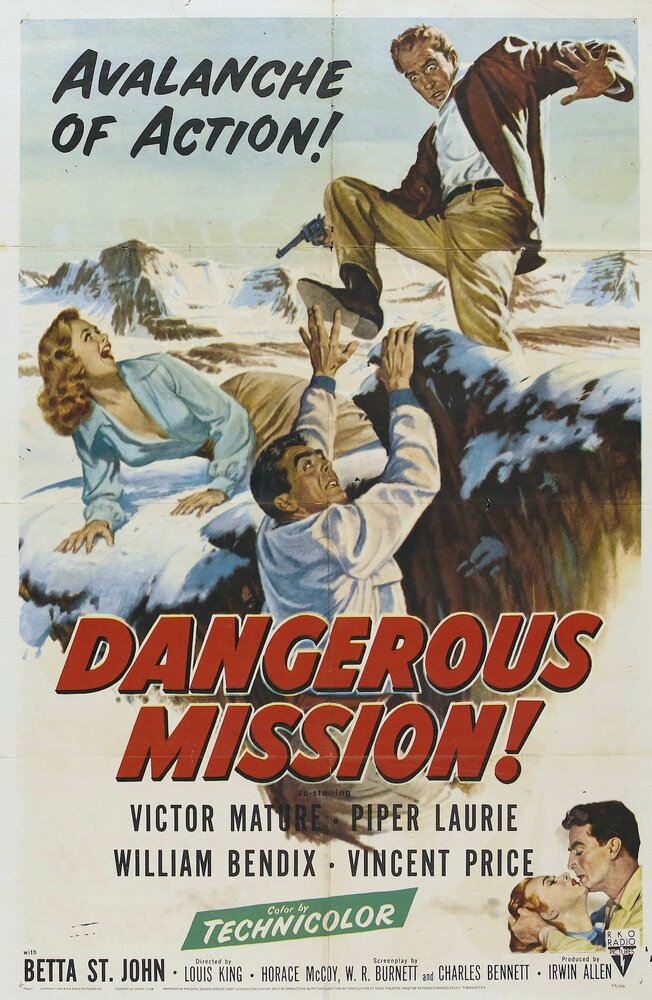 Опасная миссия (1954) постер