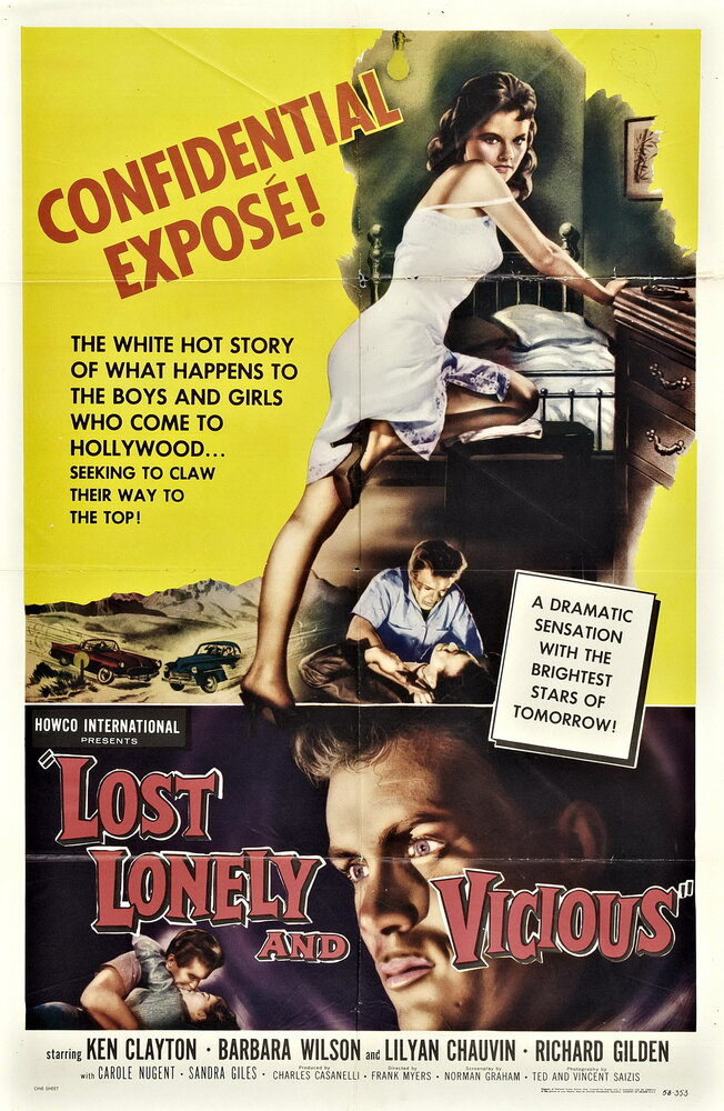 Потерянный, одинокий, злой (1958) постер