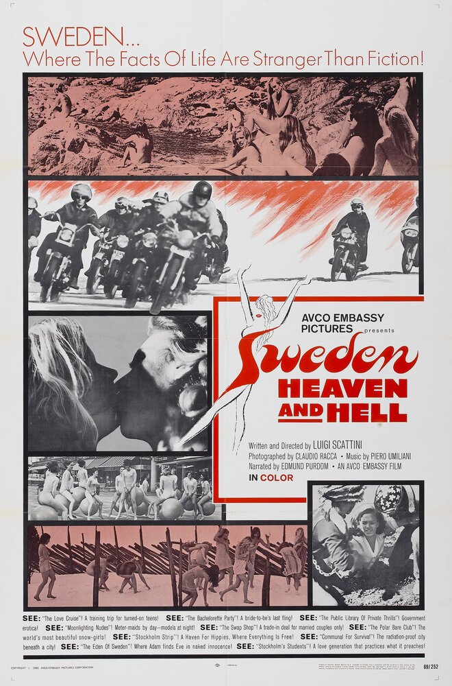 Швеция: Рай и ад (1968) постер