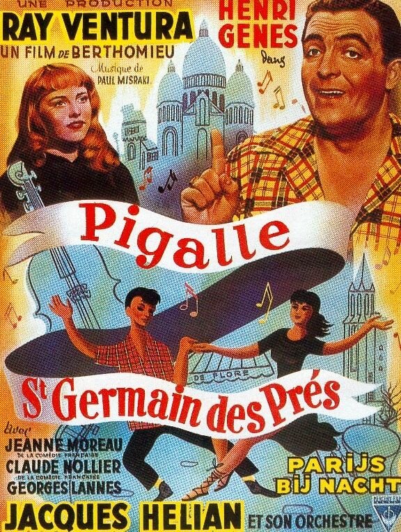 Пигаль-Сен-Жермен-де-Пре (1950) постер