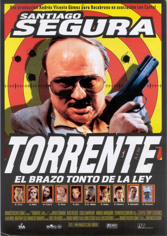 Торренте, глупая рука закона (1998) постер