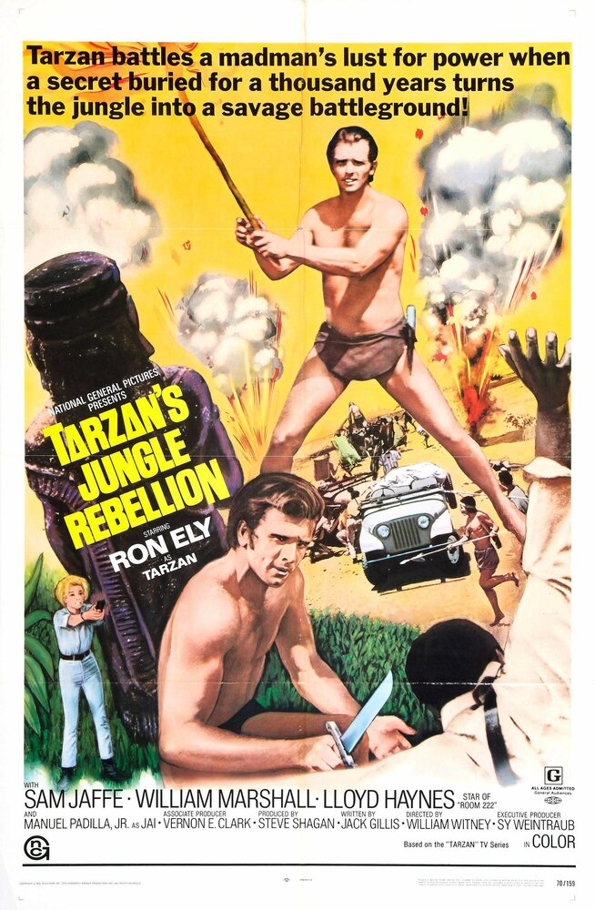 Tarzan's Jungle Rebellion (1967) постер