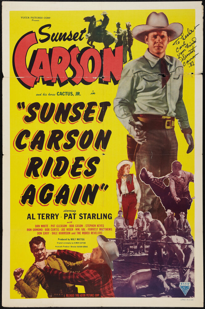 Sunset Carson Rides Again (1948) постер
