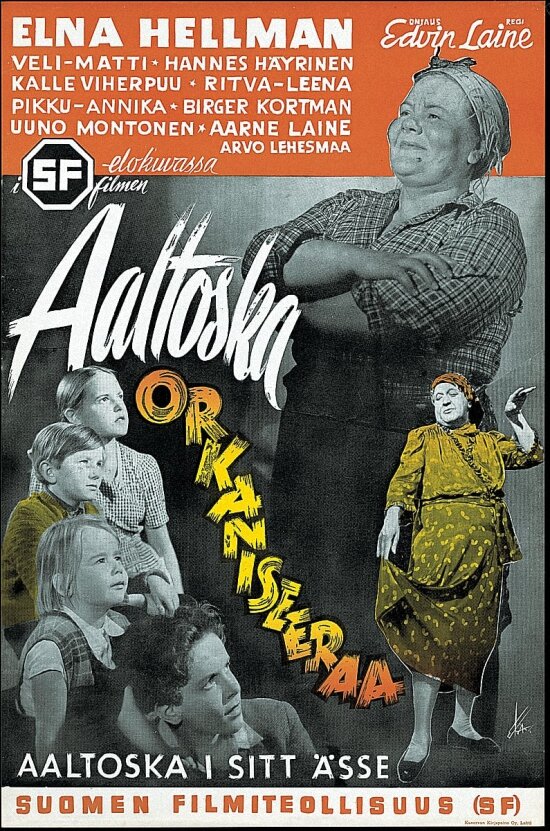 Aaltoska orkaniseeraa (1949) постер