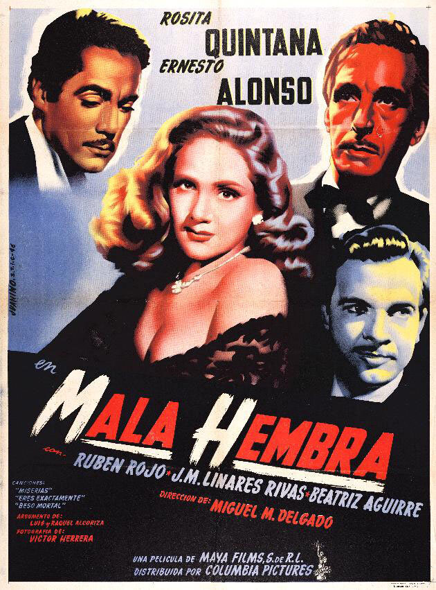 Mala hembra (1950) постер