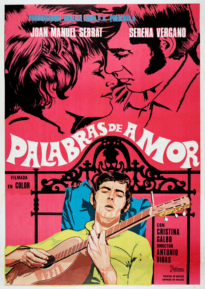 Palabras de amor (1968) постер