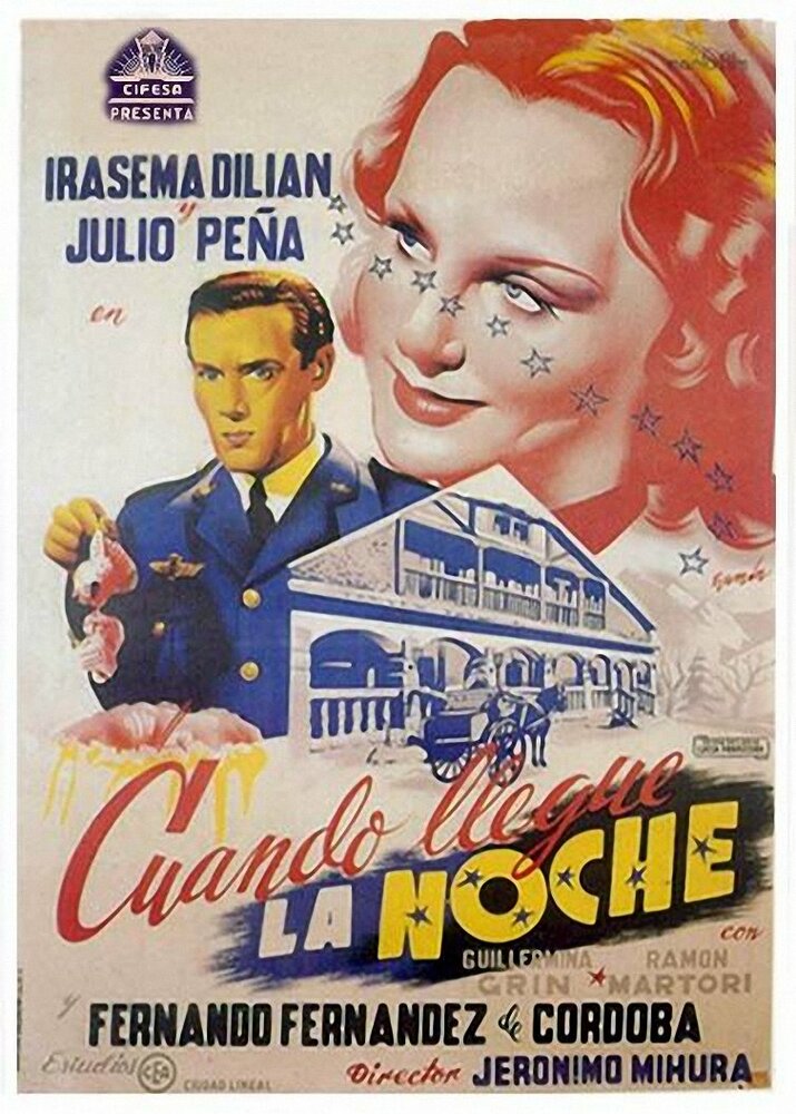 Cuando llegue la noche (1946) постер