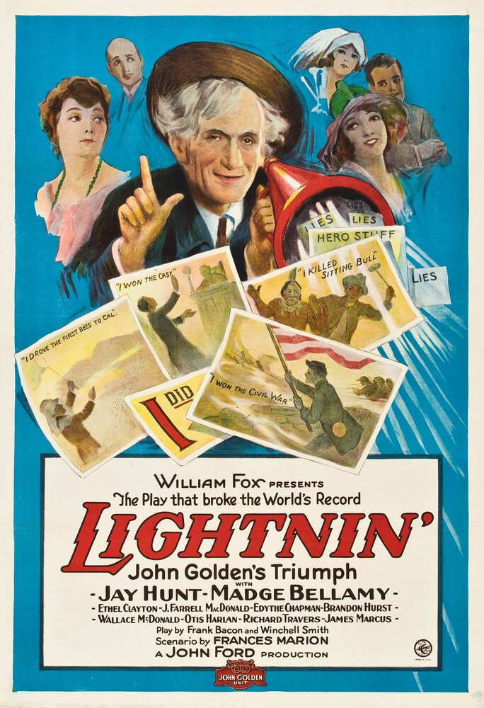 Lightnin' (1925) постер