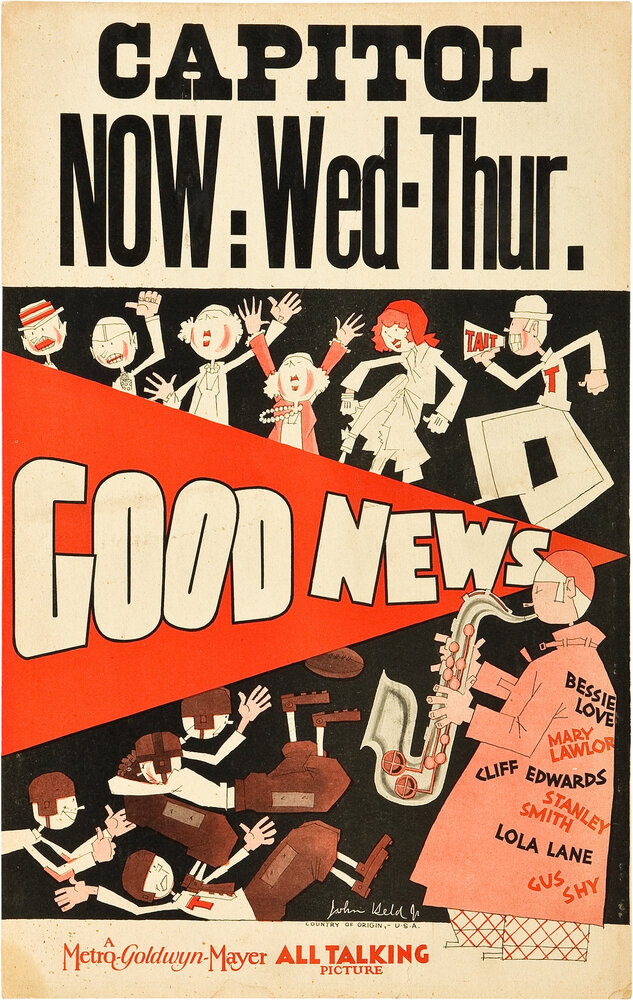 Good News (1930) постер