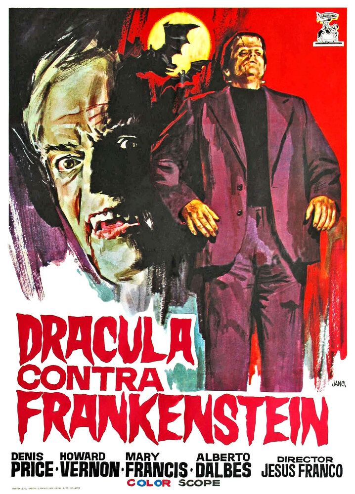 Дракула против Франкенштейна (1972) постер