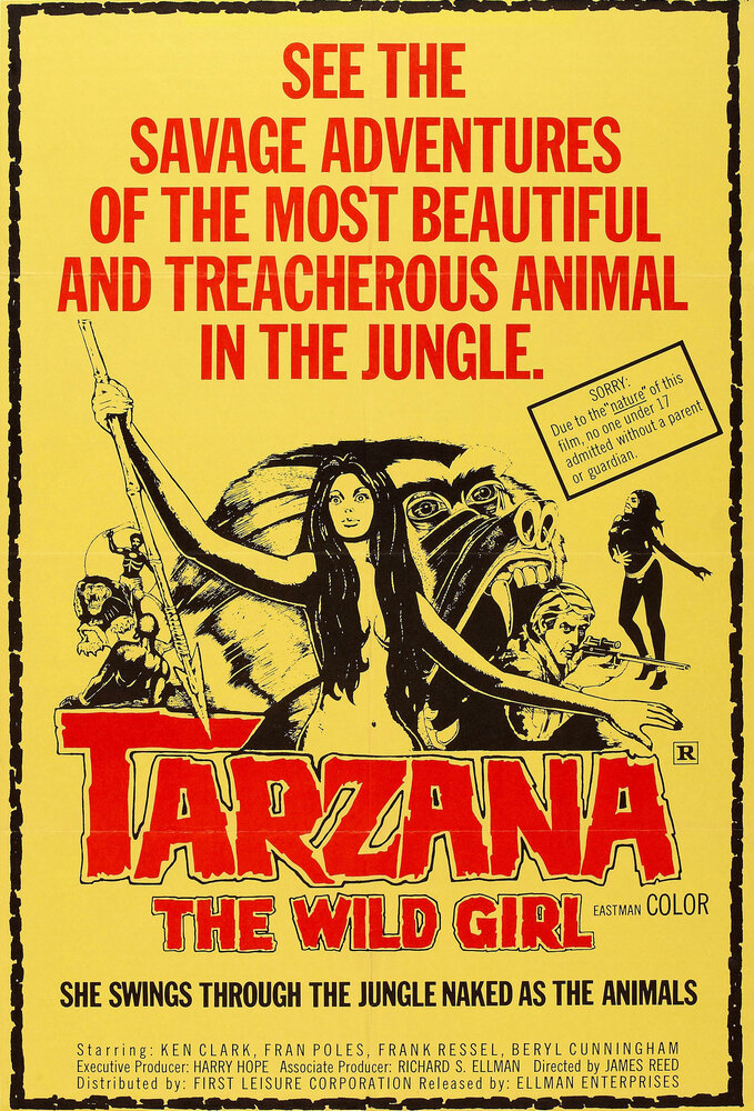 Тарзана, дикая девочка (1969) постер