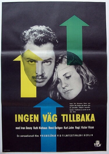 Возврата нет (1953) постер
