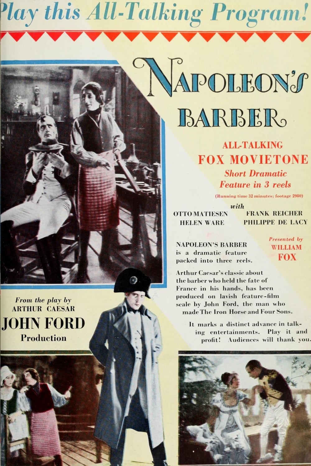 Napoleon's Barber (1928) постер