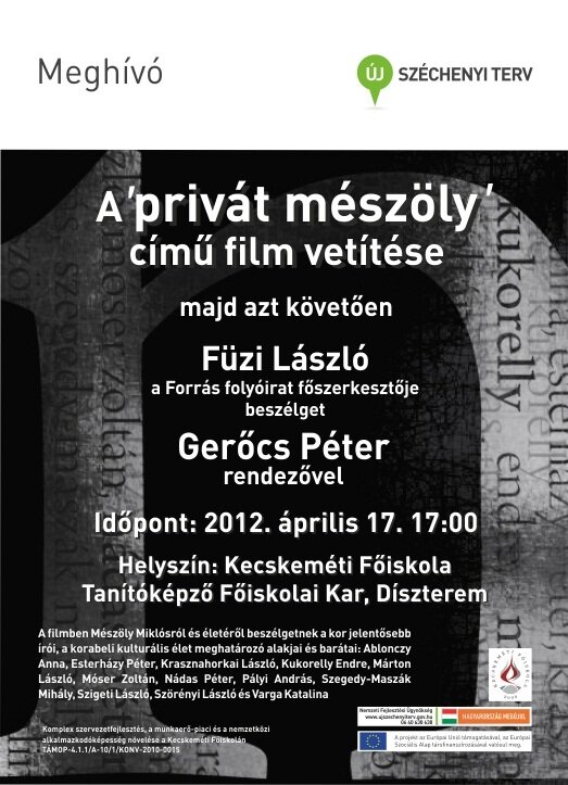 Private Mészöly (2011) постер