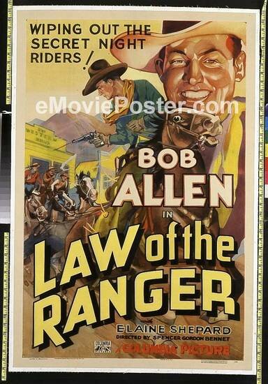 Law of the Ranger (1937) постер