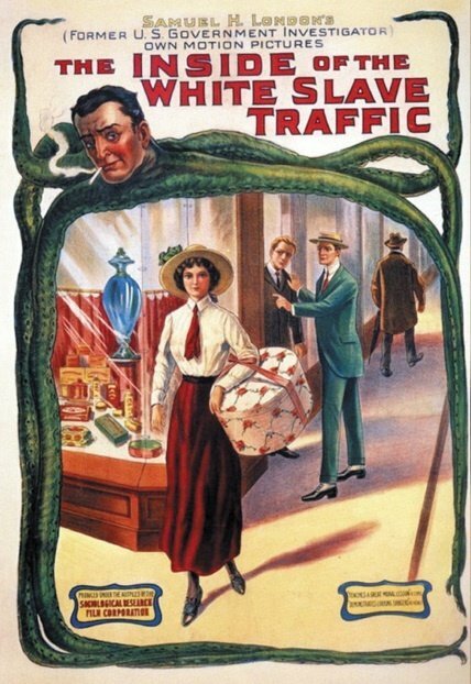 Изнанка торговли белыми рабынями (1913) постер