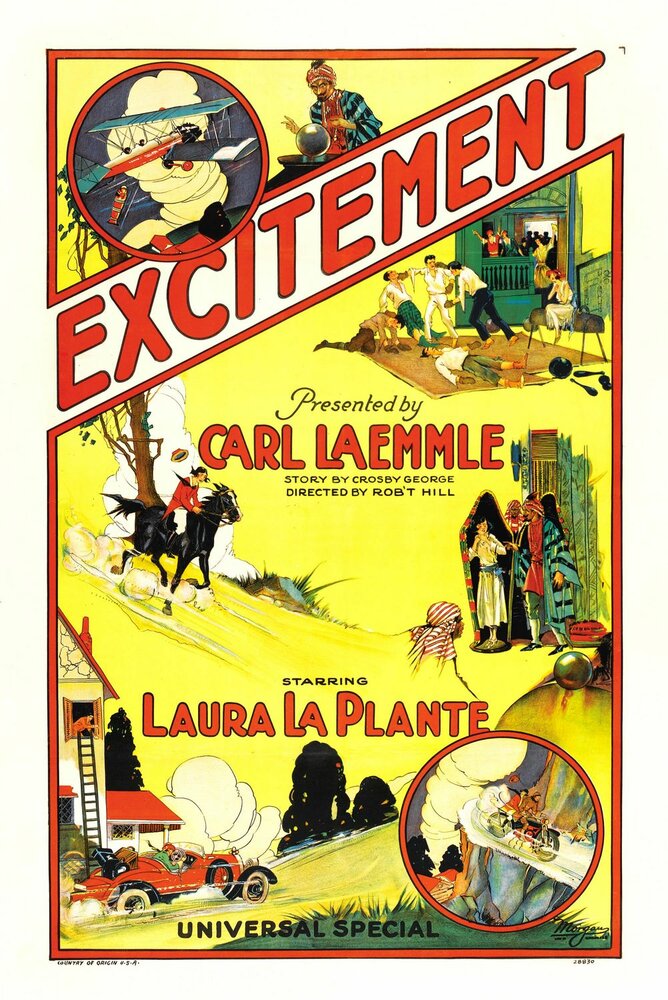Excitement (1924) постер