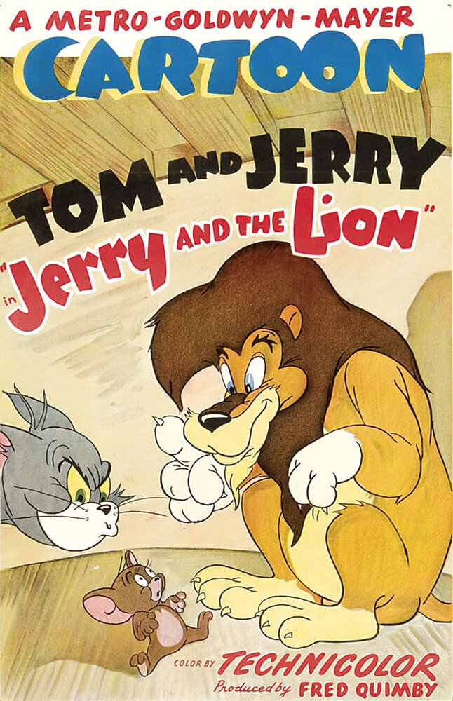 Джерри и лев (1950) постер