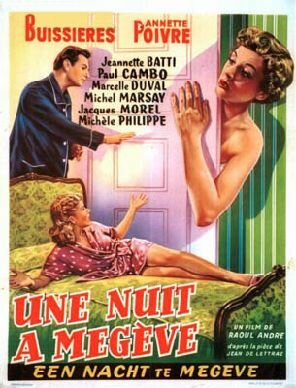 Ночь в Межеве (1953) постер
