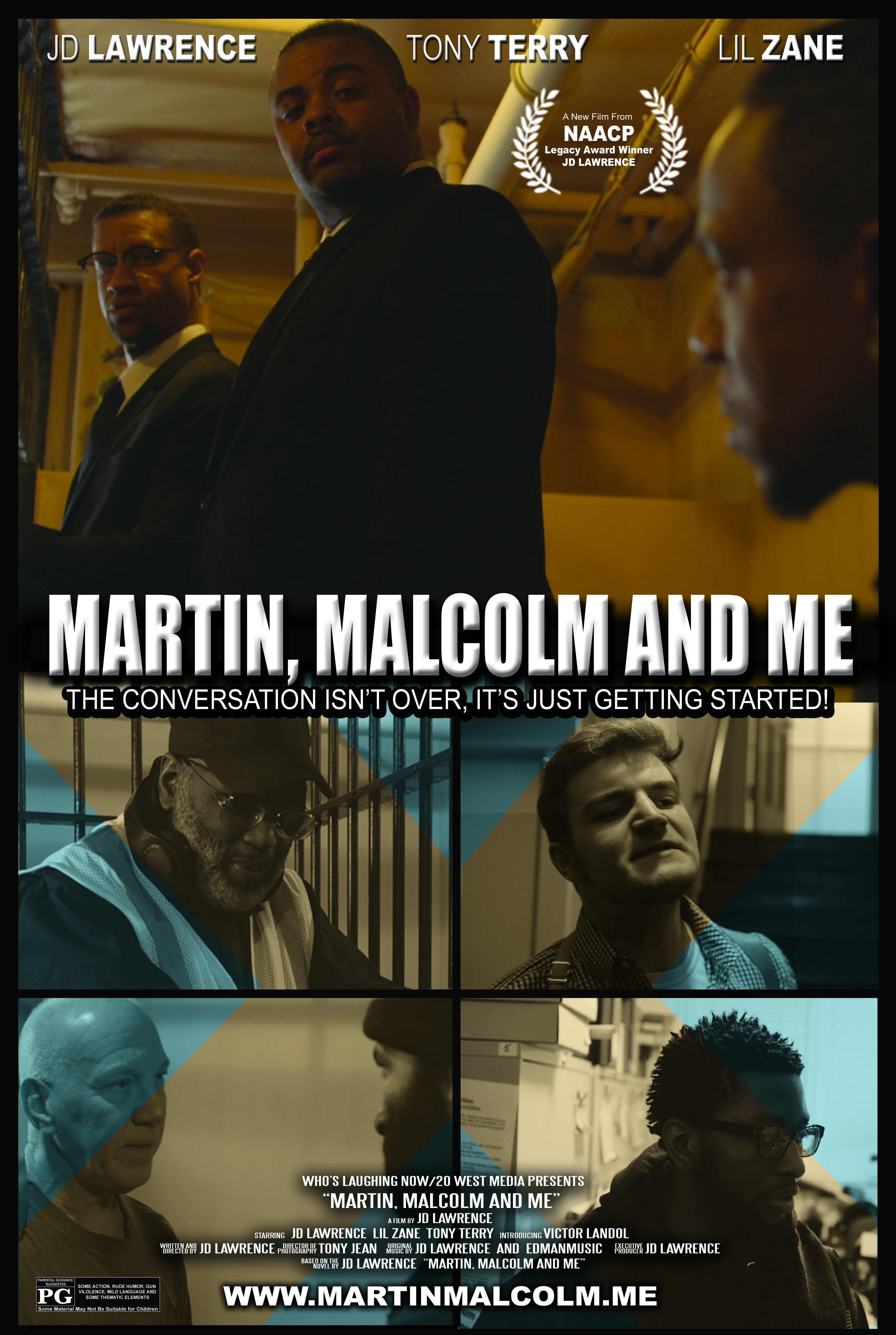 JD Lawrence's Martin, Malcolm & Me (2019) постер