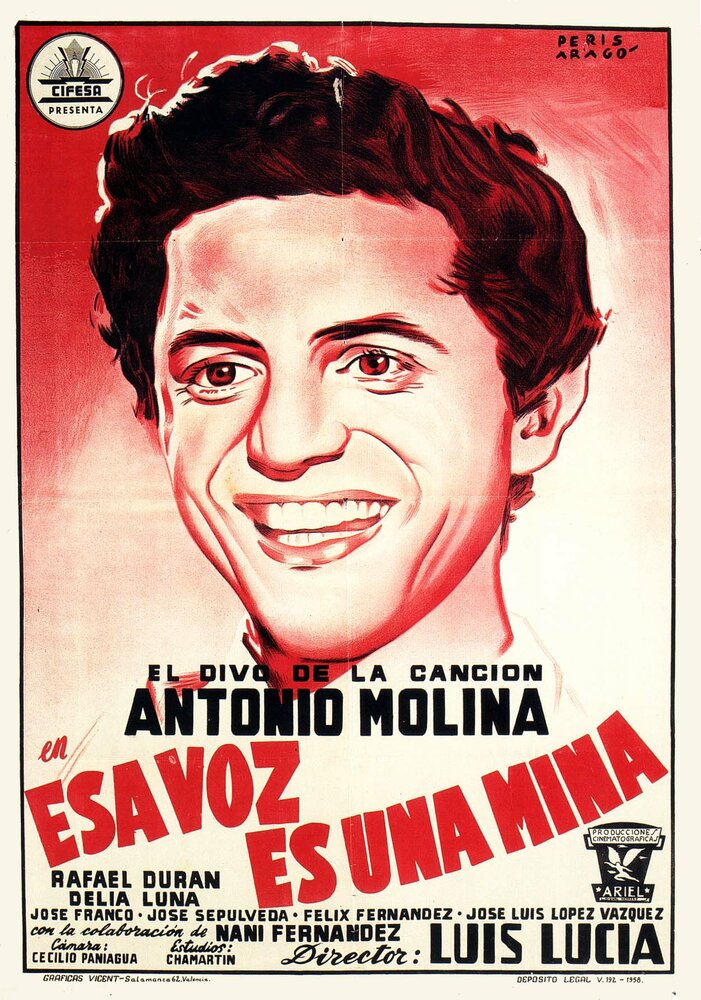 Esa voz es una mina (1956) постер