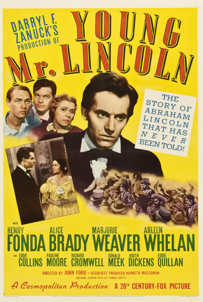 Молодой мистер Линкольн (1939) постер