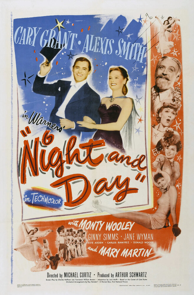 Ночь и день (1946) постер