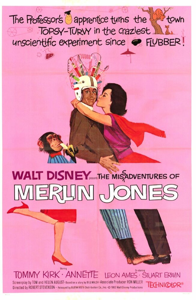 The Misadventures of Merlin Jones (1964) постер