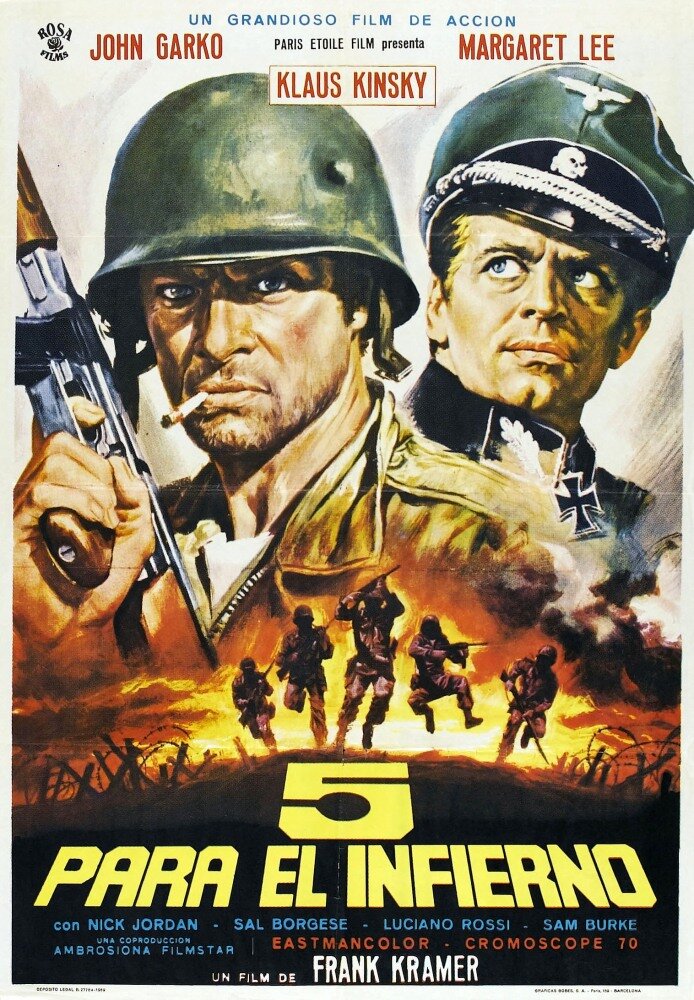 Пятеро из ада (1969) постер