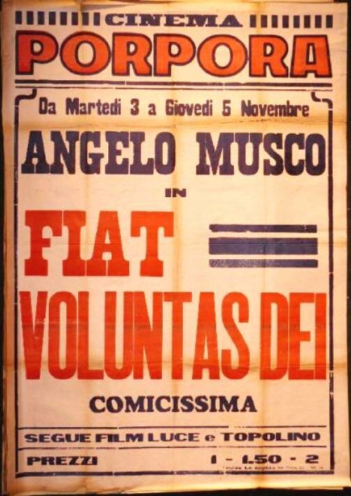 Fiat voluntas dei (1936) постер