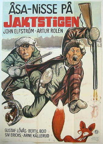 Åsa-Nisse på jaktstigen (1950) постер