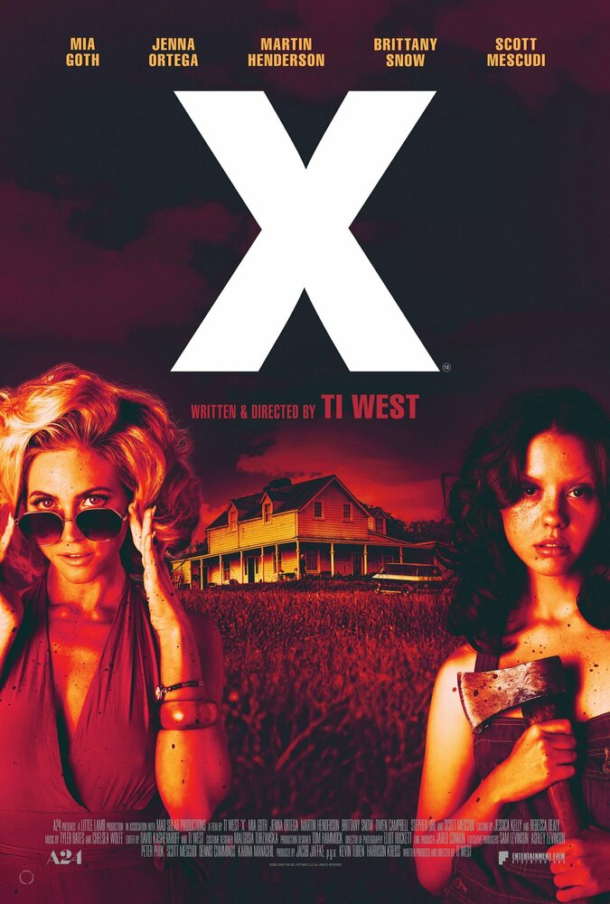 X (2022) постер