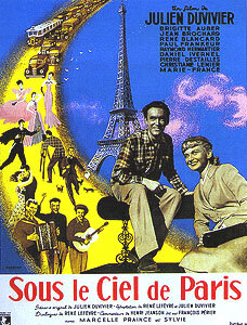 Под небом Парижа (1951) постер