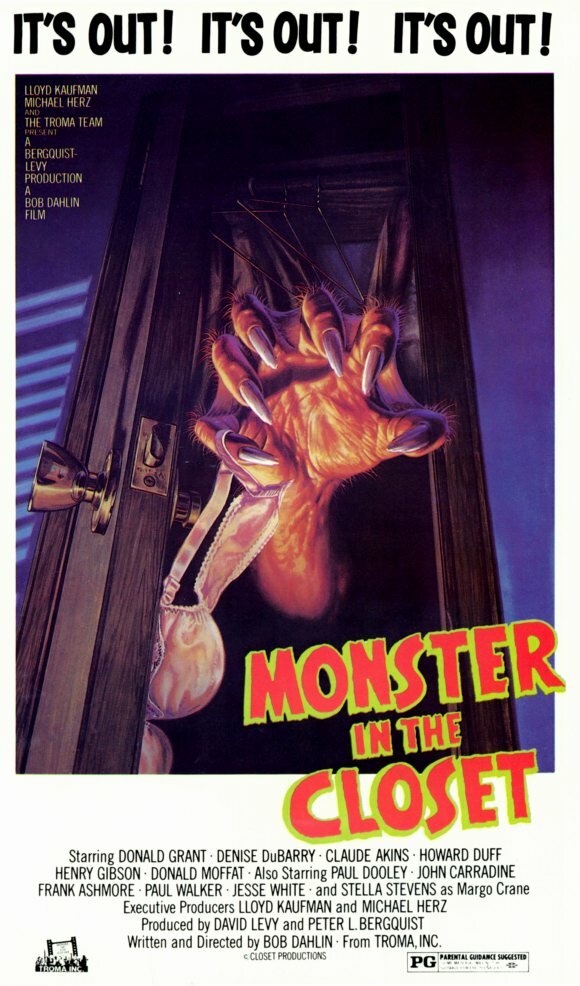 Монстр из шкафа (1986) постер