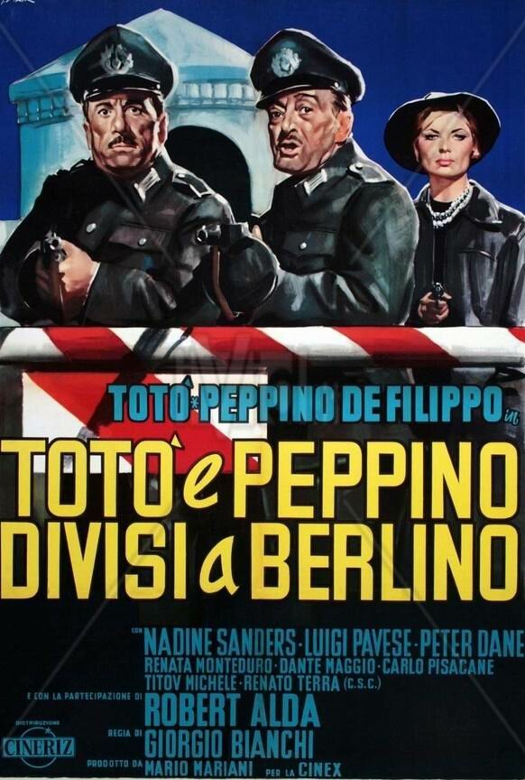Тото и Пеппино разделены в Берлине (1962) постер