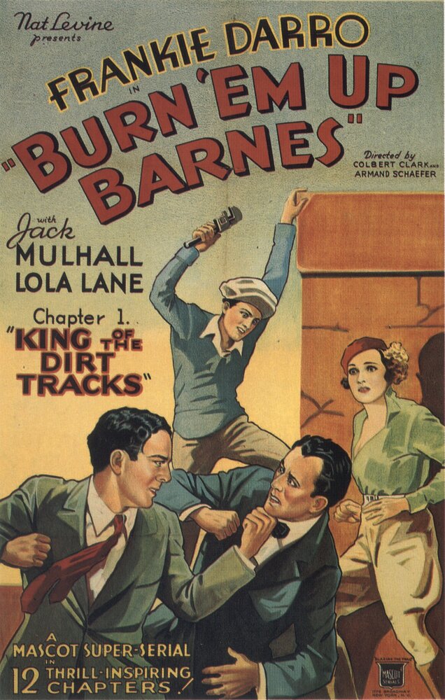 Burn 'Em Up Barnes (1934) постер