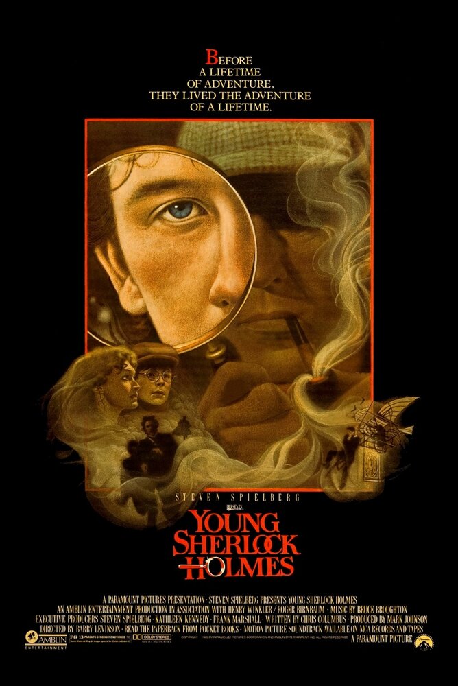 Молодой Шерлок Холмс (1985) постер