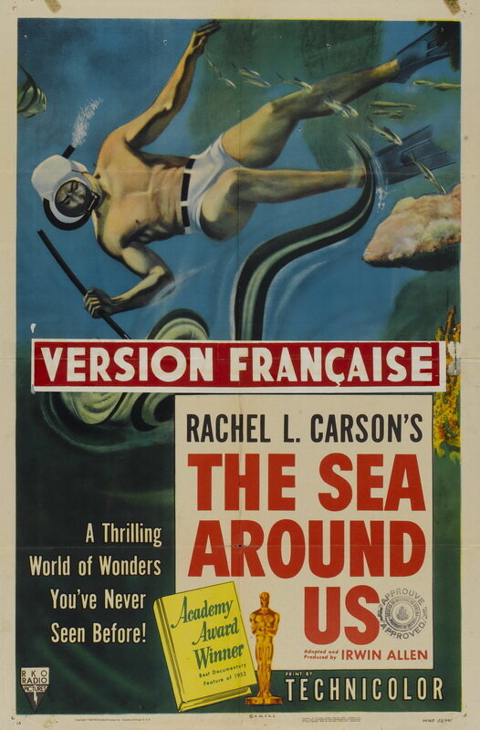 Море вокруг нас (1953) постер