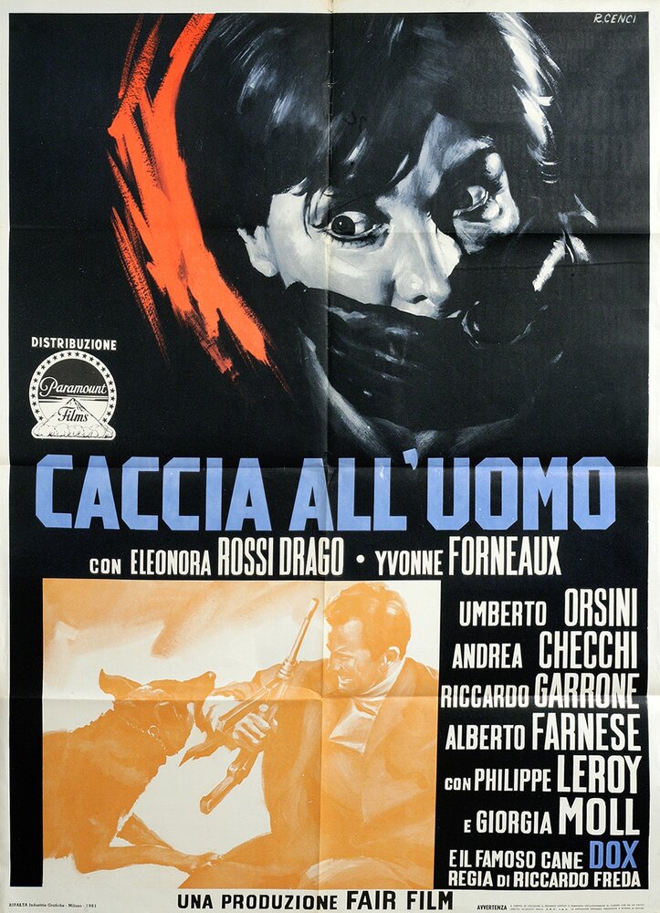 Caccia all'uomo (1961) постер
