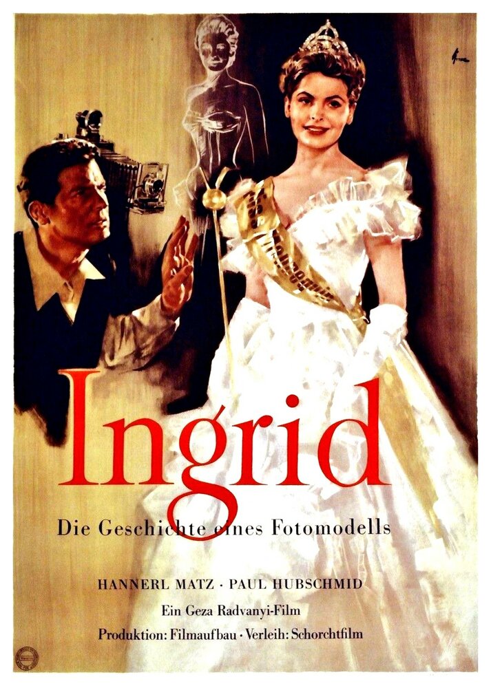 Ингрид, история фотомодели (1955) постер