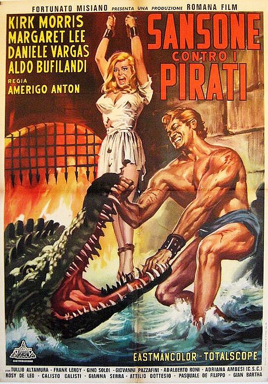 Самсон против пиратов (1963) постер