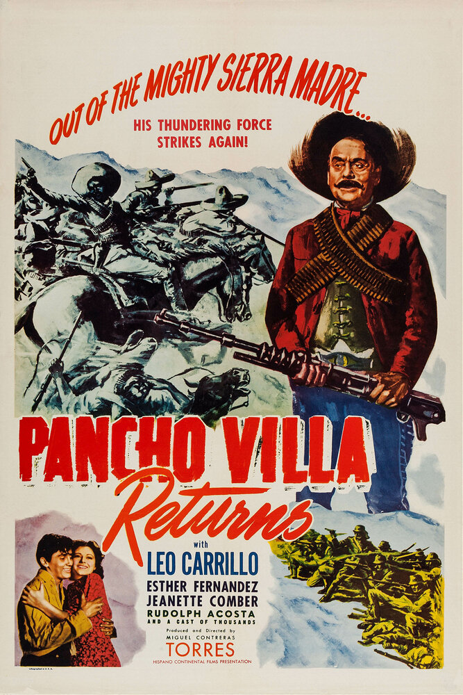 Панчо Вилья возвращается (1950) постер