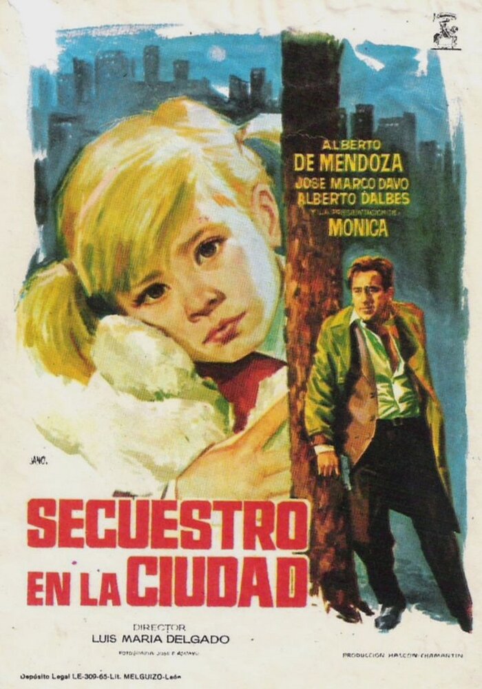 Secuestro en la ciudad (1965) постер