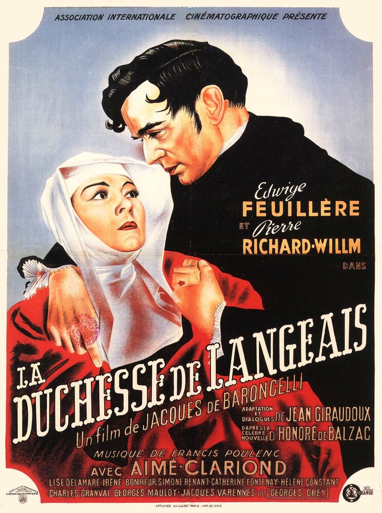 Герцогиня Ланже (1942) постер