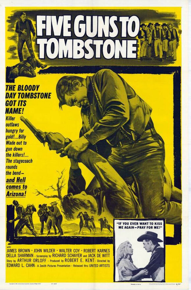 Five Guns to Tombstone (1960) постер