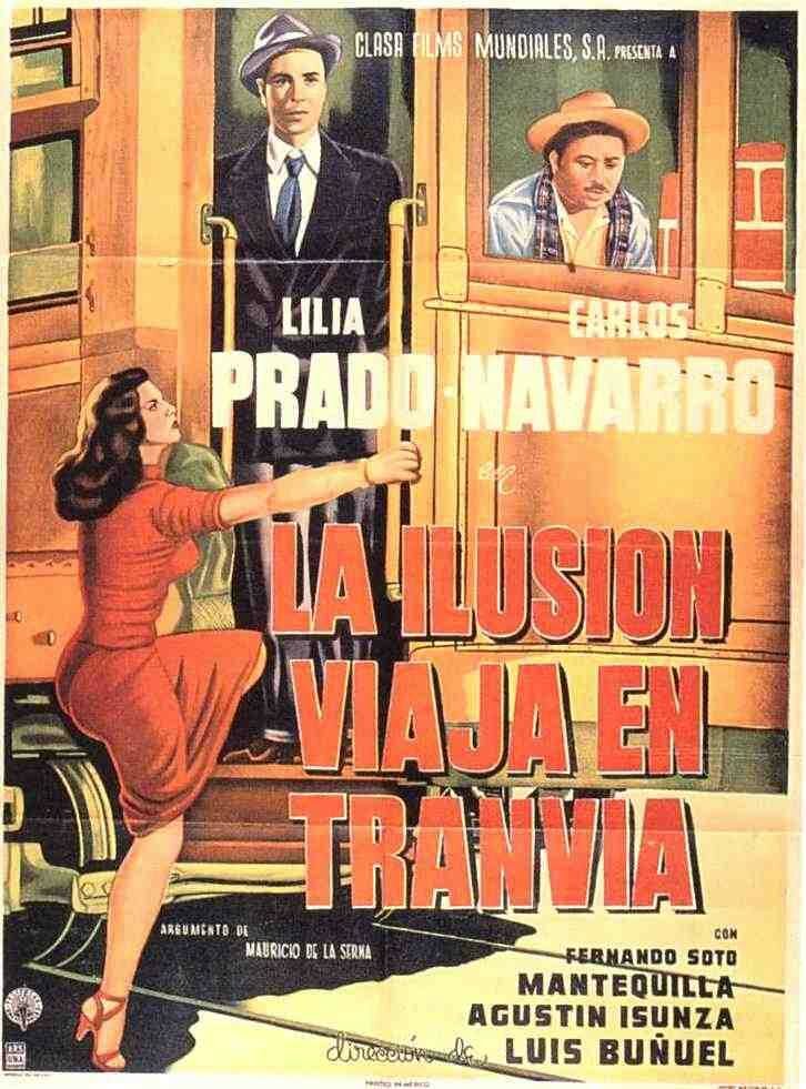 Иллюзия разъезжает в трамвае (1954) постер